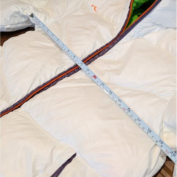 Kjus White Backflip Reversible Down Water-repellent Windproof Jacket, size M - Picture 10 of 11